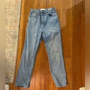 Denim Forum (Aritzia brand) Aldo High Rise Straight